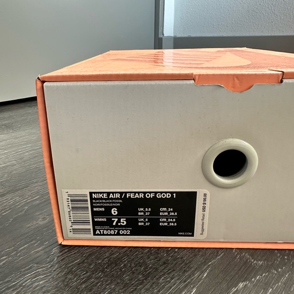 AIR FEAR OF GOD RAID ‘BLACK’ - Picture 8 of 8